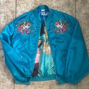 Embroidered Princess Jasmine Bomber Jacket